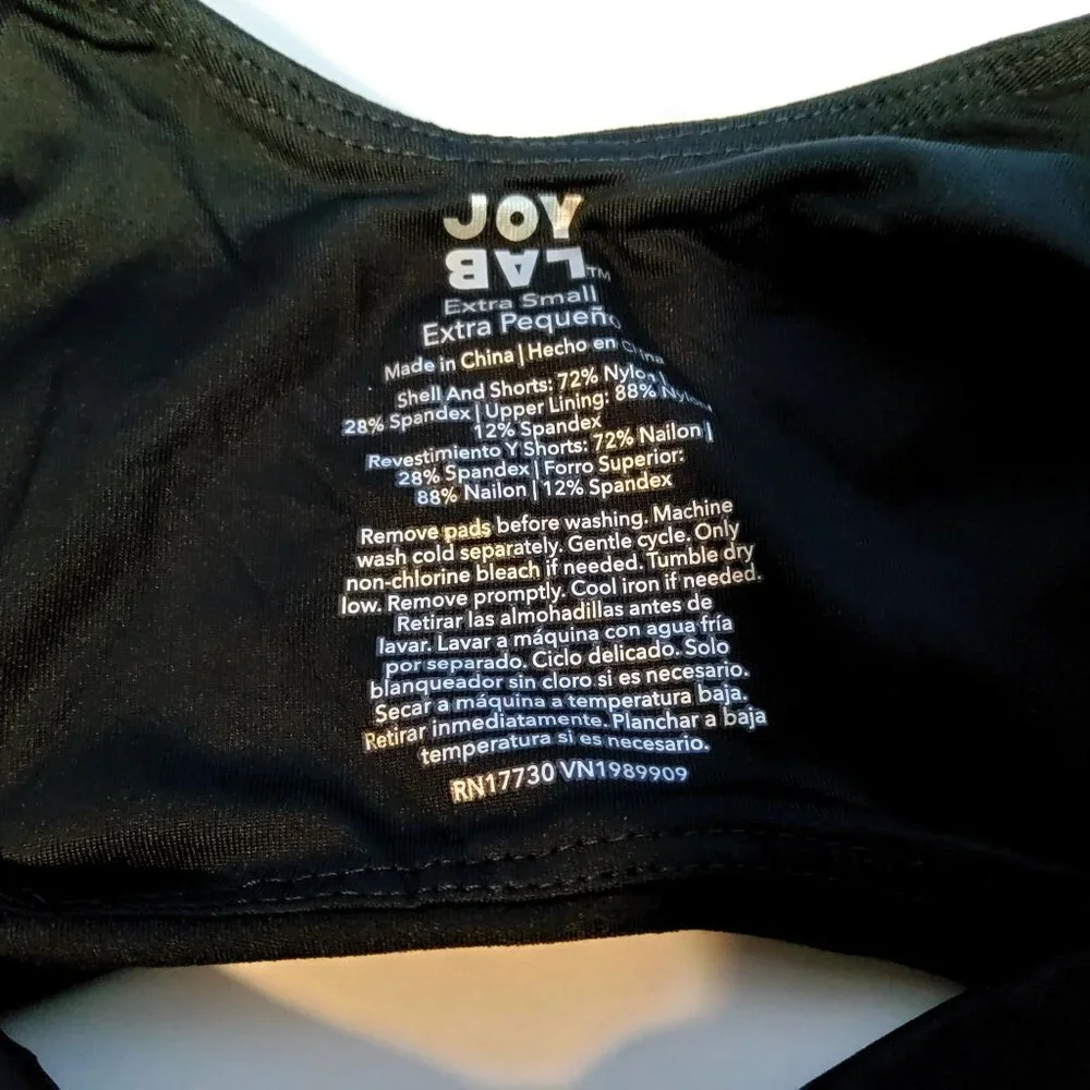 JoyLab Black Onyx Womens Active Dress XS Tiered Ruffle Skirt Workout,Casual Wear - Picture 6 of 14